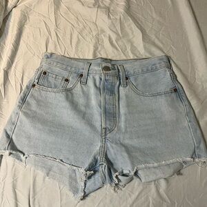 Light Blue Denim Women's Shorts